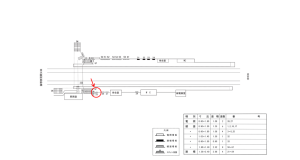 近鉄／河内天美駅／／№25駅看板・駅広告、位置図