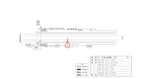 近鉄／河内天美駅／／№34駅看板・駅広告、位置図