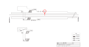 近鉄／高田市駅／／№9駅看板・駅広告、位置図
