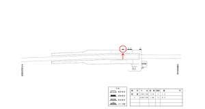 近鉄／二上神社口駅／／№1駅看板・駅広告、位置図