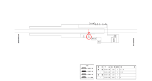 近鉄/当麻寺駅//№11駅看板・駅広告、位置図