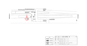 近鉄／尺土駅／／№19駅看板・駅広告、位置図