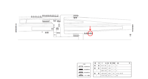 近鉄/尺土駅//№24駅看板・駅広告、位置図