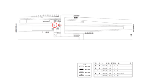 近鉄／尺土駅／／№1駅看板・駅広告、位置図