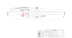 近鉄／尺土駅／／№20駅看板・駅広告、位置図