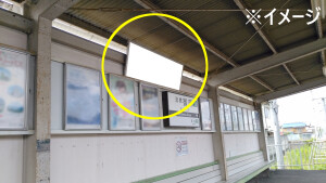 近鉄／近鉄御所駅／／№23駅看板・駅広告、写真1