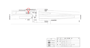 近鉄／尺土駅／／№12駅看板・駅広告、位置図