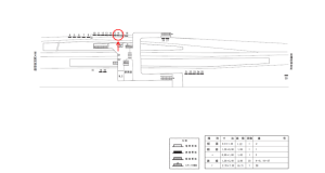 近鉄／尺土駅／／№16駅看板・駅広告、位置図