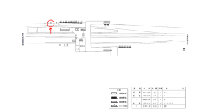 近鉄／尺土駅／／№6駅看板・駅広告、位置図