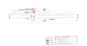 近鉄／尺土駅／／№18駅看板・駅広告、位置図