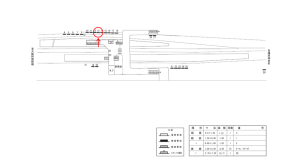 近鉄／尺土駅／／№13駅看板・駅広告、位置図