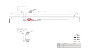 近鉄／高田市駅／／№24駅看板・駅広告、位置図