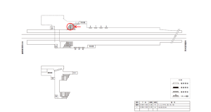 近鉄／高田市駅／／№19駅看板・駅広告、位置図