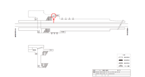 近鉄／高田市駅／／№2駅看板・駅広告、位置図