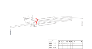 近鉄/二上山駅//№2駅看板・駅広告、位置図