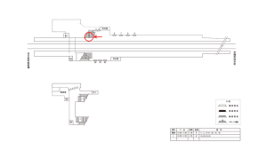 近鉄／高田市駅／／№20駅看板・駅広告、位置図
