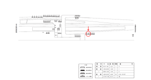 近鉄／尺土駅／／№22駅看板・駅広告、位置図