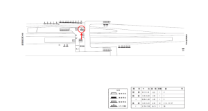 近鉄／尺土駅／／№3駅看板・駅広告、位置図