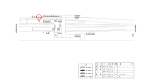 近鉄／尺土駅／／№7駅看板・駅広告、位置図
