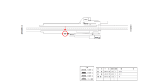 近鉄/上ノ太子駅//№8駅看板・駅広告、位置図