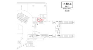 南海／三国ヶ丘駅／／№4503駅看板・駅広告、位置図