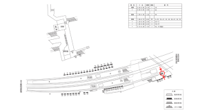 近鉄／古市駅／／№97駅看板・駅広告、位置図