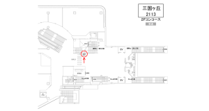 南海／三国ヶ丘駅／／№4501駅看板・駅広告、位置図
