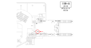南海／三国ヶ丘駅／／№4502駅看板・駅広告、位置図