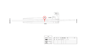 近鉄／駒ヶ谷駅／／№6駅看板・駅広告、位置図