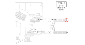 南海／三国ヶ丘駅／／№4504駅看板・駅広告、位置図