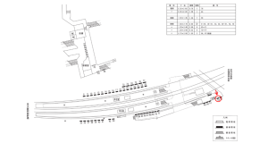 近鉄／古市駅／／№54駅看板・駅広告、位置図