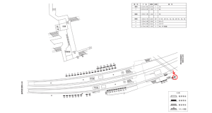 近鉄／古市駅／／№55駅看板・駅広告、位置図