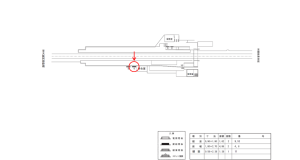近鉄／上ノ太子駅／／№4駅看板・駅広告、位置図