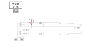南海／学文路駅／／№4101駅看板・駅広告、位置図