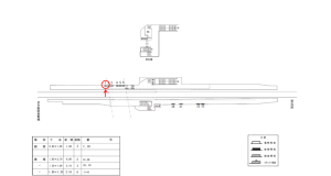 近鉄／土師ノ里駅／／№1駅看板・駅広告、位置図