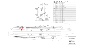 近鉄／藤井寺駅／／№8駅看板・駅広告、位置図