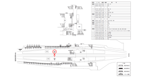 近鉄／藤井寺駅／／№97駅看板・駅広告、位置図