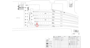 近鉄／大阪阿部野橋駅／／№2駅看板・駅広告、位置図
