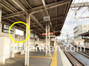 近鉄／恵我ノ荘駅／／№6駅看板・駅広告、写真1