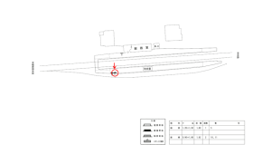 近鉄／壺阪山駅／／№11駅看板・駅広告、位置図