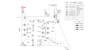 近鉄／大阪阿部野橋駅／／№205駅看板・駅広告、位置図