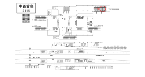 南海／中百舌鳥駅／／№5202駅看板・駅広告、位置図