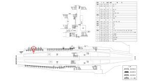 近鉄／藤井寺駅／／№87駅看板・駅広告、位置図