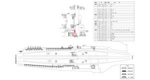 近鉄／藤井寺駅／／№100駅看板・駅広告、位置図