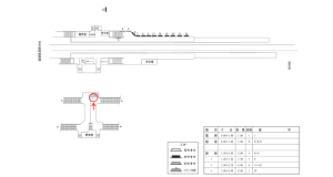 近鉄／高鷲駅／／№1駅看板・駅広告、位置図