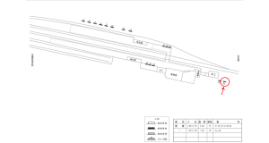近鉄/下市口駅//№30駅看板・駅広告、位置図