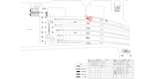 近鉄／大阪阿部野橋駅／／№18駅看板・駅広告、位置図