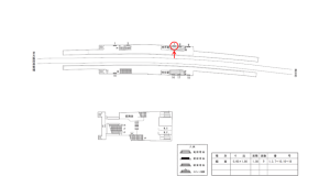 近鉄／河堀口駅／／№7駅看板・駅広告、位置図