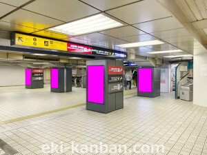 京阪　淀屋橋駅／淀屋橋インパクトデジタルデジタルサイネージ、写真1