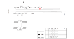 近鉄／高鷲駅／／№21駅看板・駅広告、位置図